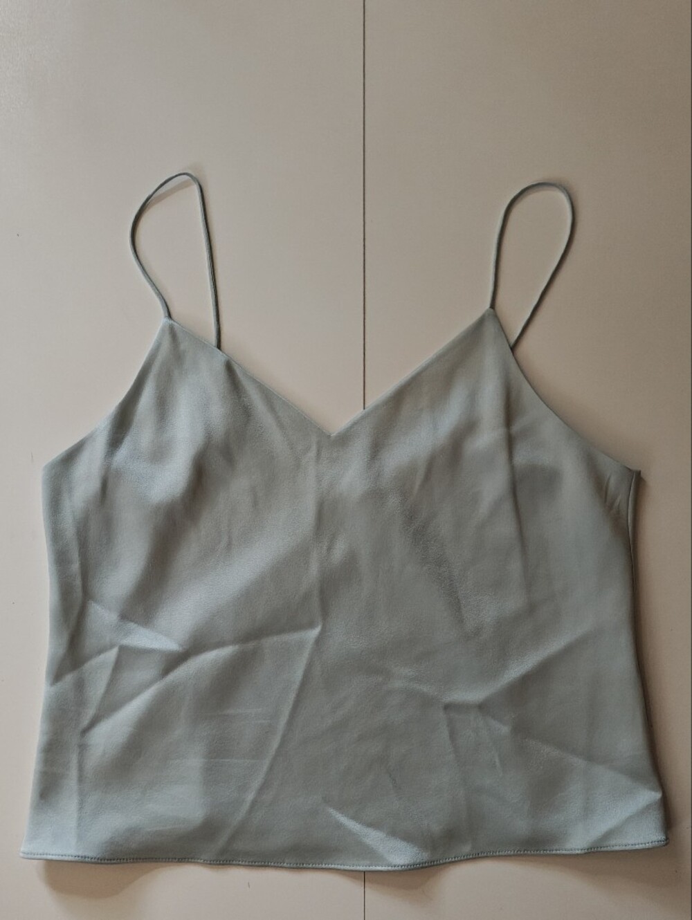 Alice + Olivia Pale Blue Spaghetti Strap Cami